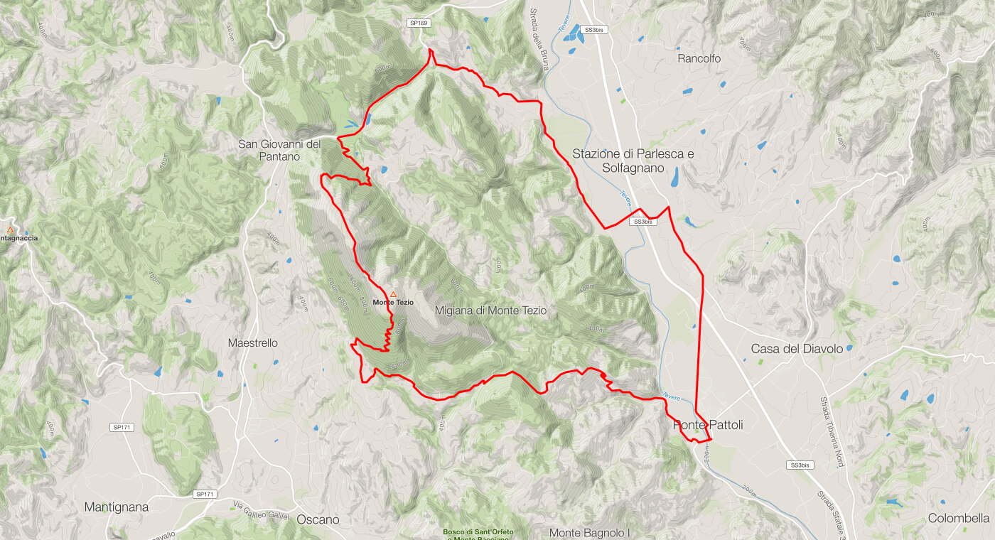 Itinerario Cima Monte Tezio guida MTB escursioni Perugia Umbria